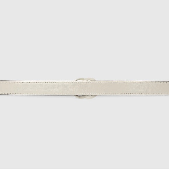 SOLD‼️ Gucci GG thin Marmont belt - NWT All white - Picture 5 of 9